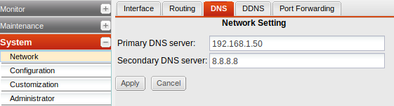 FortiMail DNS